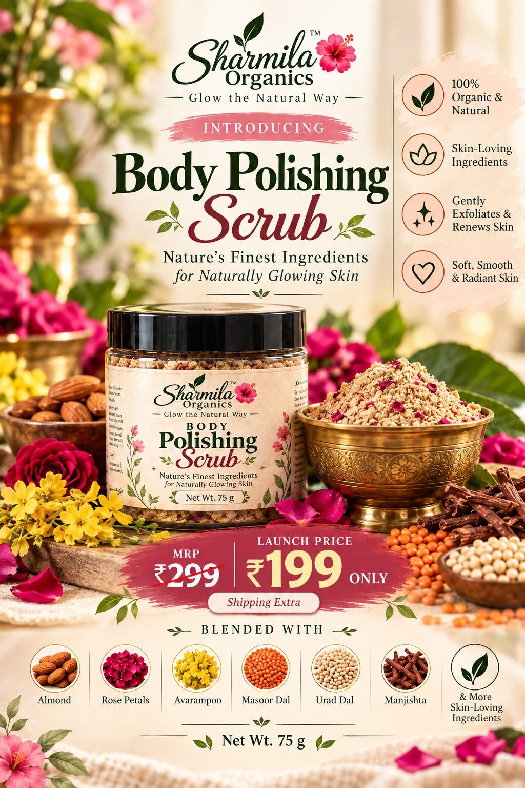 Body polishing scrub