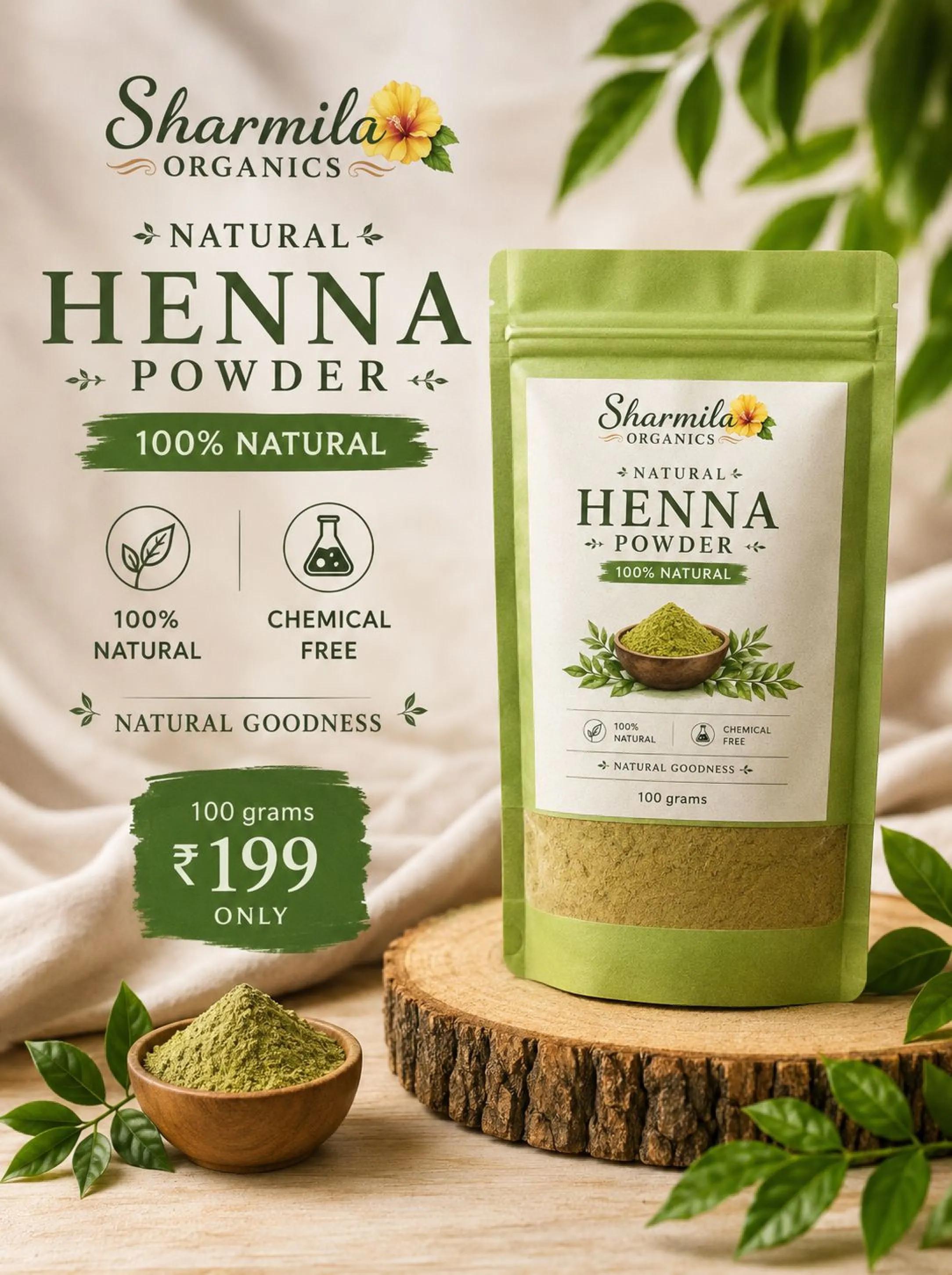 NATURAL HENNA POWDER