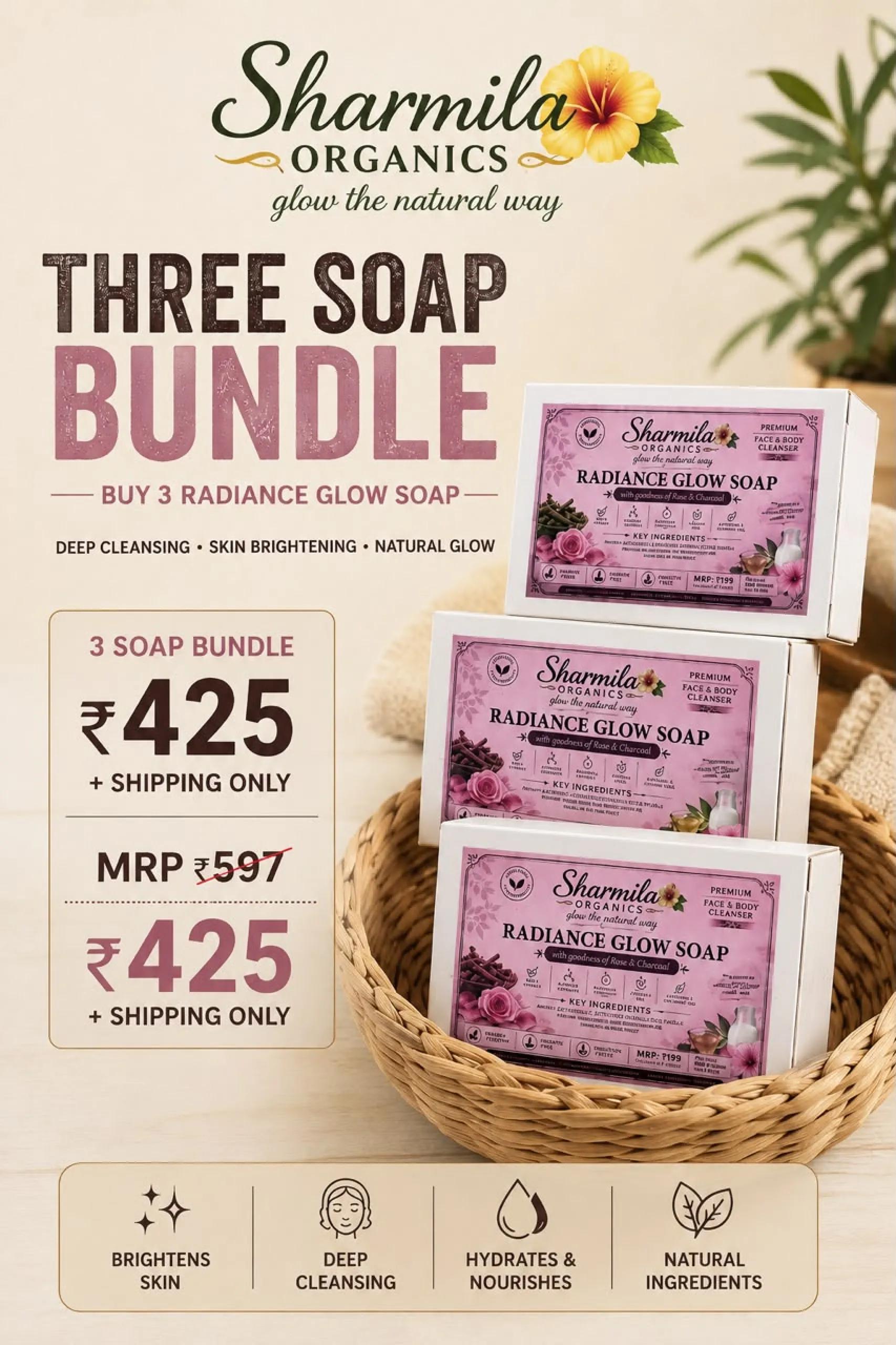 Radiance Glow Soap — Pack of 3