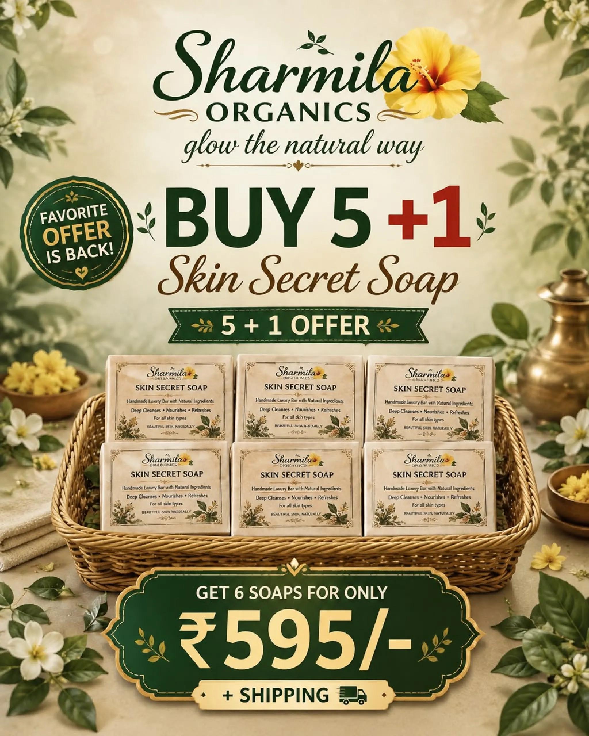 Skin Secret Soap — 5 + 1 Free