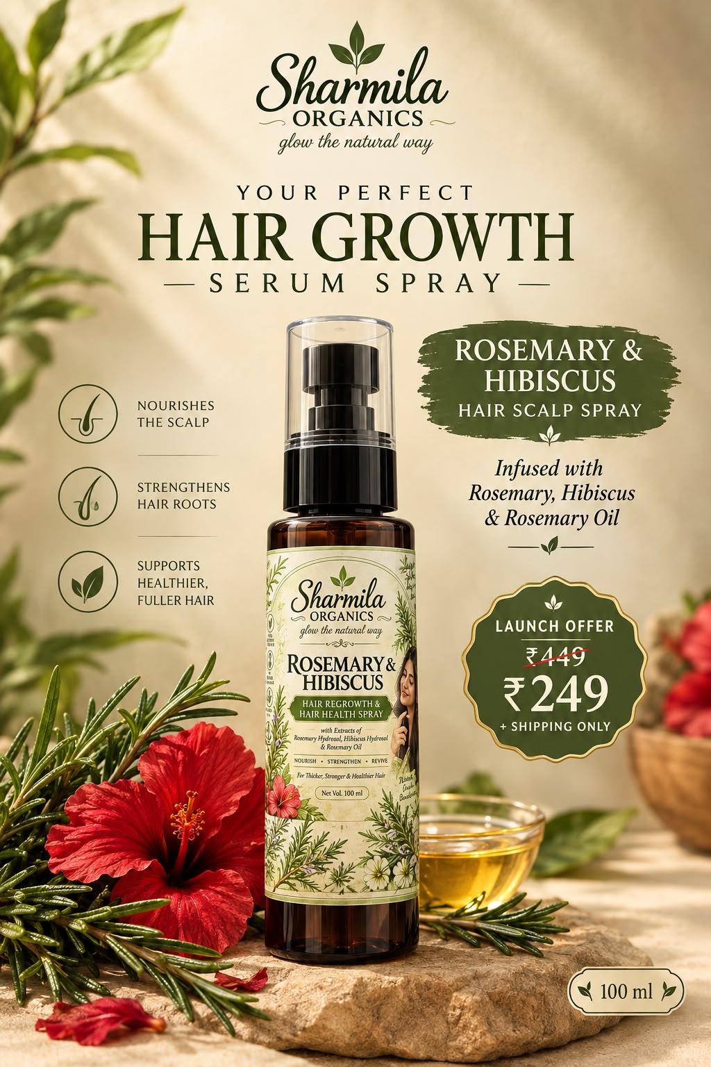ROSE MARY + HIBISCUS SERUM SPRAY